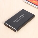 Botier en alliage d'aluminium pourr disque dur externe hdd, mini ssd, usb 3. 0, esata