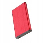 Botier aluminium pour disque dur externe ide vers usb 2. 0 2. rouge