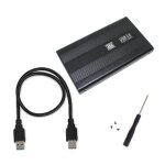 Bo�tier en aluminium pour disque dur usb 3. 0 sata 2. 5 pouces, adaptateur portable pour pc portable