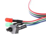 Bo�tier atx 68cm, c�ble de commutateur de mise sous tension et de r�initialisation avec disque dur