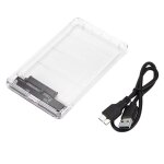 Bo�tier pour disque dur externe ssd, 2. 5 pouces, sata vers usb3. 0, uasp, transparent, portable, max ...