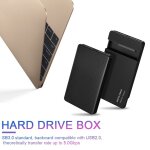 Botier de disque dur externe usb 3. 0 vers sata iii, pour disque dur ssd hhd de 2. 5 pouces, accessoires ...