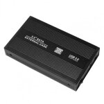 Botier de disque dur mince haute durabilit 3. 5 pouces sata, noir usb 3. 0 2. 0 hdd, pour win xp / ...