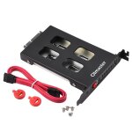 Botier de disque dur pci mobile rack enclosure pour adaptateur de disque dur sata sdd de 2, 5 pouces ...