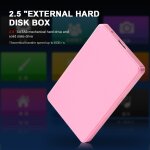 Bo�tier pour disque dur avec pochette pour c�ble usb, nouveau, 2. 5 pouces, sata 3. 0, disque dur externe, ...