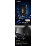 Boitier disque dur portable usb 3. 0 sata 2. 5 hdd case, couleur: noir