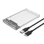 Botier de disque dur sata 2. 5 vers usb 3. 0, support uasp hd externe type c 3. 0 ssd, 3. 0 pouces, ...