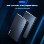 Bo�tier pour disque dur sata ssd de 2. 5 pouces, 2526c3, type - c, avec pochette pour c�ble usb, nouveau ...