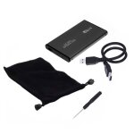 Bo�tier pour disque dur sata usb 2. 5 de 3. 0 pouces, noir, blanc, rouge et bleu