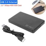 Bo�tier pour disque dur sata vers usb 2. 5 de 3. 0 pouces, adaptateur pour disque dur ssd, pour win10 ...