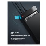 Bo�tier de disque dur sata vers usb 3. 0 3, 5 pouces - bo�tier de disque dur externe, transfert de donn�es, ...