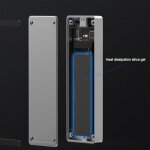 Botier pour disque dur ssd sans fil, 10 go, usb 3. 1, type c / usb - a, haute vitesse