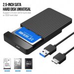 Bo�tier de disque dur usb vers smi, haute vitesse, poche avec c�ble usb 3. 0 de type c, disque ssd, bo�tier ...