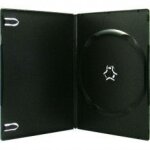 Bo�tier dvd (14 mm, noir) pour un cd / dvd, 100 pi�ces