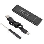 Bo�tier externe pour disque dur mobile usb 3. 1 vers m. 2 ngff ssd, adaptateur de type c