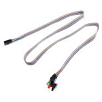 Bo�tier de lampe led atx 65cm, 2 pi�ces / lot, rouge, vert, alimentation �lectrique, r�initialisation ...