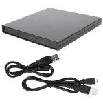 Boitier de lecteur optique externe pour ordinateur portable, kit de stockage noir sata 9, 5 mm