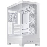 Bo�tier pc asus a31 plus tg argb - moyen tour, verre tremp�, rgb, blanc, atx / micro - atx / mini - itx ...
