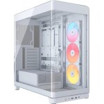 Boitier pc - corsair - frame 4500x rs - r argb tempered glass mid - tower - 2 radiateurs - blanc