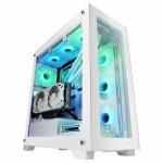 Boitier pc grand tour e - atx mars gaming mc - xp avec panneaux vitrs - blanc