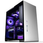 Boitier pc moyen tour atx jonsbo u5 avec panneaux vitrs - argent