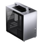 Boitier pc mini tour mini itx jonsbo t8 plus avec panneau vitré - argent Boitier pc mini tour mini itx jonsbo t8 plus avec panneau vitré - argent