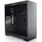 Boitier pc moyen tour atx inwin 303 avec panneau vitr� - noir