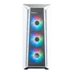 Boitier pc moyen tour e - atx cooler master masterbox mb520 mesh rgb avec panneau vitré - blanc Boitier pc moyen tour e - atx cooler master masterbox mb520 mesh rgb avec panneau vitré - blanc