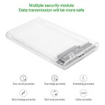 Boîtier en plastique transparent pour disque dur ssd sata iii vers usb 2. 5, 3. 0 pouces, pour ordinateur ... Boîtier en plastique transparent pour disque dur ssd sata iii vers usb 2. 5, 3. 0 pouces, pour ordinateur ...
