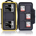 Bo�tier de protection pour cartes m�moire pour 3 compact flash cf cards and 6 sd cards