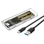 Botier ssd m. 2 durable - botier de botier de disque dur double protocole usb 3. 2 typec -