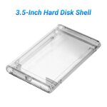 Bo�tier transparent pour disque dur externe ssd, usb 2. 0 type c, 3. 5 hd optibay sata vers usb