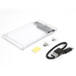 Boîtier transparent pour disque dur sata ssd, usb 2. 5 vers type c, 8 to, 3. 1 pouces, pour ordinateur ... Boîtier transparent pour disque dur sata ssd, usb 2. 5 vers type c, 8 to, 3. 1 pouces, pour ordinateur ...
