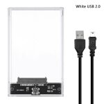 Bo�tier transparent pour disque dur sata vers usb 3. 0, 2. 5 pouces, type c 3. 1 pour ssd, compatible ...