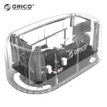 Bo�tier transparent pour disque dur ssd 2. 5   / 3. 5 , usb 3. 0 vers sata3. 0, station d'accueil, 12 ...