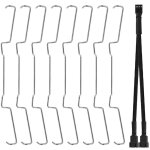Boucles de ventilateur de dissipateur thermique pour processeur, boucle mtallique de 9 cm, support de ...