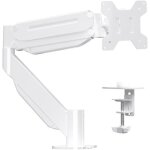 Bras de moniteur ultra large, support ecran pc moniteur robuste pour ecrans ultra larges jusqu'a 43 pouces ...
