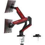 Bras de support pour moniteur 1 pour écrans de 13 à 32 pouces pesant jusqu'à 10kg, base à pince / ?illet, ... Bras de support pour moniteur 1 pour écrans de 13 à 32 pouces pesant jusqu'à 10kg, base à pince / ?illet, ...