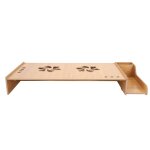Bricolage bureau moniteur de bureau riser bote de rangement support en bois pc support pour ordinateur ...