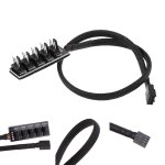 Broches hub et c�ble d'alimentation pour ventilateur refroissement de cpu, 1 � 5 rang�e 4 pins molex ...