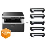 Brother dcp - 1612wvb imprimante multifonction laser a4 2400 x 600 dpi 20 ppm wifi