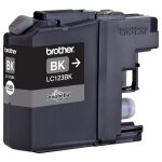 Brother lc123bk - a rendement lev - noir - original - cartouche d'encre