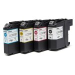 Brother lc223 - pack de 4 - noir, jaune, cyan, magenta - original - blister avec alarme acoustique / ...