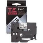 Brother - noir, clair - rouleau (1, 8 cm x 8 m) cassette � bande - pour p - touch pt - 1650, 18, 1830, ...