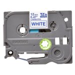 Brother tze - 233 - bleu sur blanc - rouleau (1, 2 cm x 8 m) 1 cassette(s) ruban lamin�
