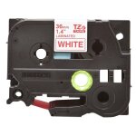 Brother tze - 262 - rouge sur blanc - rouleau (3, 6 cm x 8 m) 1 cassette(s) ruban lamin� - pour p - touch ...