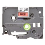 Brother tze - 431 - noir sur rouge - rouleau (1, 2 cm x 8 m) 1 cassette(s) ruban lamin - pour brother ...