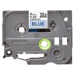 Brother tze - 521 - noir sur bleu - rouleau (0, 9 cm x 8 m) 1 cassette(s) ruban lamin� - pour brother ...