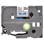 Brother tze - 551 - noir sur bleu - rouleau (2, 4 cm) 1 cassette(s) ruban lamin - pour brother pt - ...