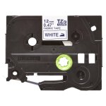 Brother tze - fa3 - tissu - bleu marine sur blanc - rouleau (1, 2 cm x 3 m) 1 cassette(s) bande thermo ...